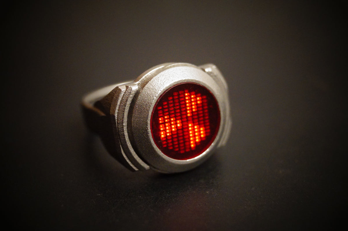 WIMEIR "Navigator" Handmade LED Matrix Ring